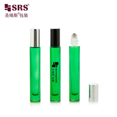 Yuvarlak Şekil 10ml Sızdırmaz Cam Roller Ball Şişe Parfüm ve Esansiyel Yağ İçin