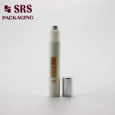 SRS boş kozmetik 15 ml beyaz plastik parfüm yuvarlak topu şişesi