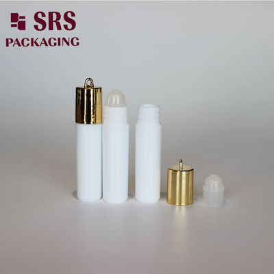 SRS boş kozmetik 5ml plastik parfüm ruloları altın kanca kapağı olan şişe üzerinde