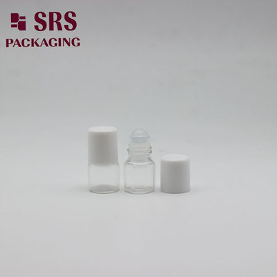 SRS boş kozmetik mini parfüm 1ml şeffaf cam rulo şişesi