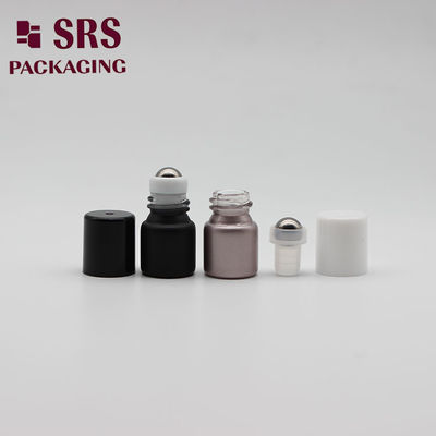 SRS boş kozmetik balk rengi mini 1ml cam şişe rulo topu
