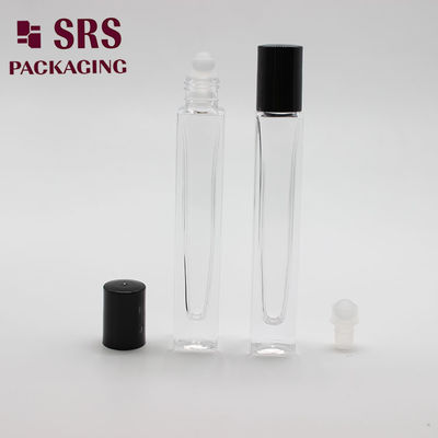 SRS kozmetik kare şeklinde kalın duvarlı 10ml cam atık yağ şişesi