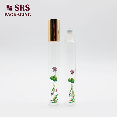 10 ml parfüm yağı cam şişesinde SRS kozmetik açık renkli rulo
