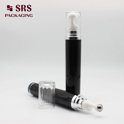 SRS Boş Kozmetik Akrilik Rol Top Şişe Siyah Renk 15ml