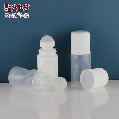 RPPB-50ml Aromaterapi Şişelerinde Beyaz Rulo Açık, Boş Beyaz vida Kapaklı