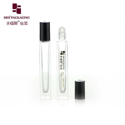 GB2-10ml Plastik vida kapaklı boş cam parfüm yuvarlak şişesi